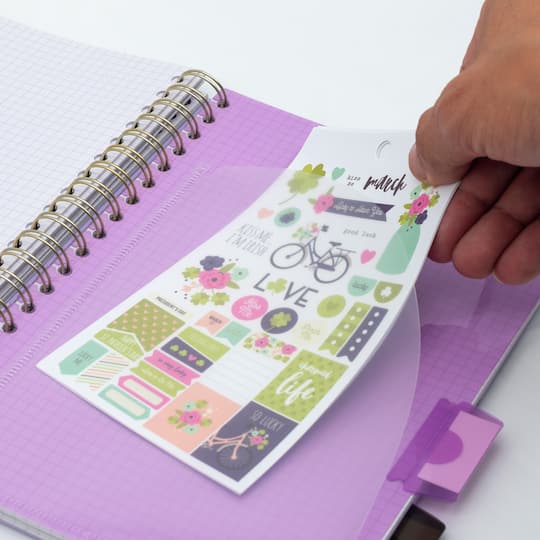 Pukka Pads Purple B5 Rochelle & Jess Squared Project Books, 3ct.
